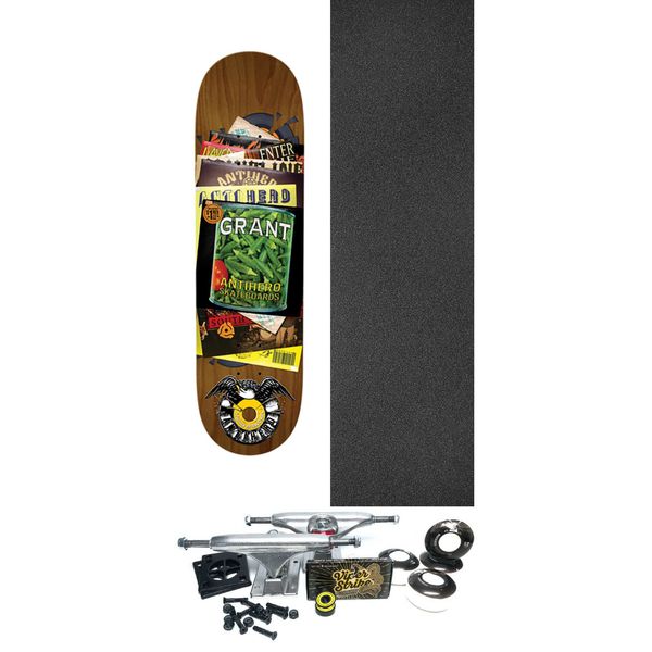 Anti Hero Skateboards Grant Taylor Studio 18 Skateboard Deck - 8.5" x 32.18" - Complete Skateboard Bundle